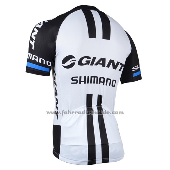 2014 Fahrradbekleidung Giant Shimano Shwarz und Wei Trikot Kurzarm und Tragerhose